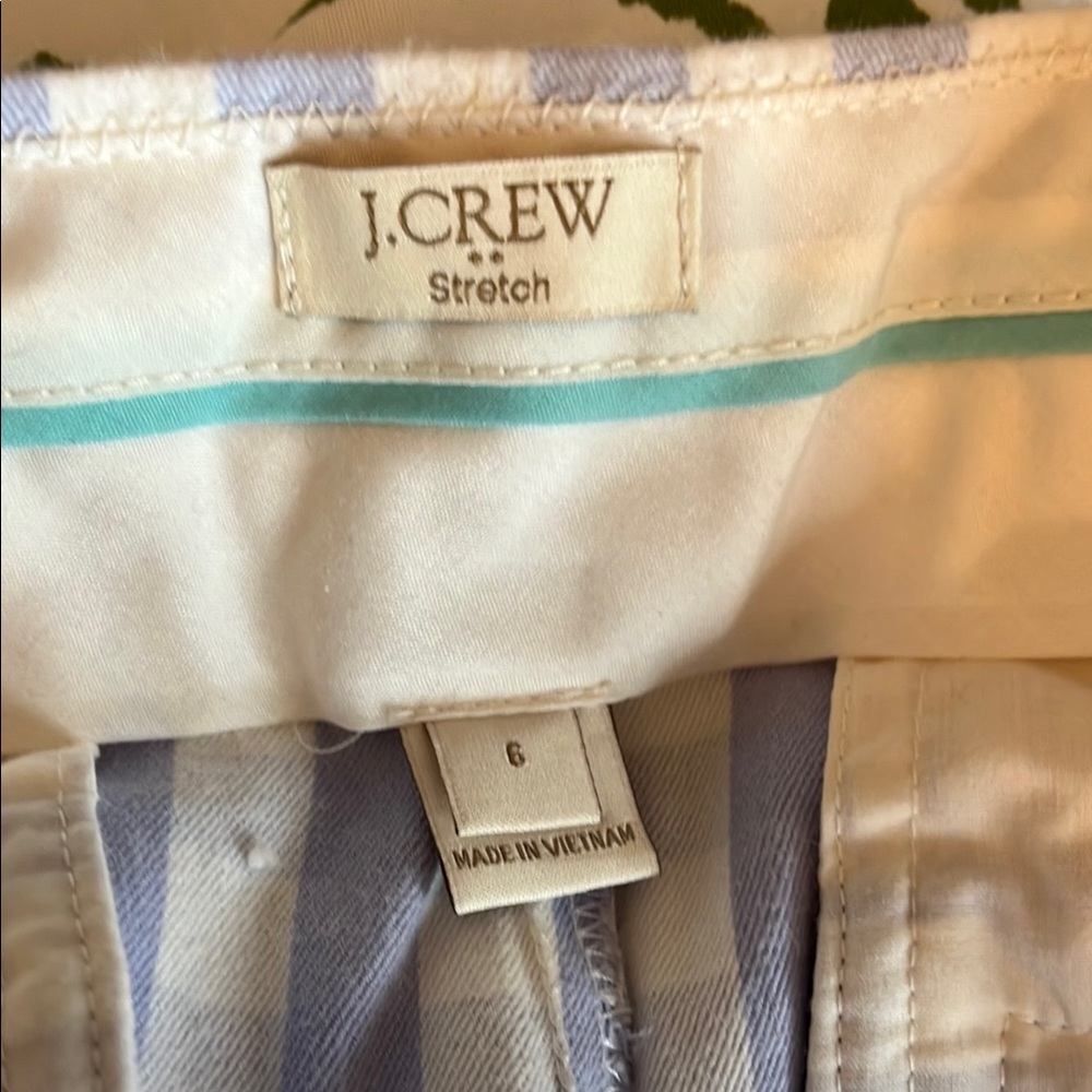 J. Crew Blue and White Gingham Bermuda Shorts - Picture 4 of 4